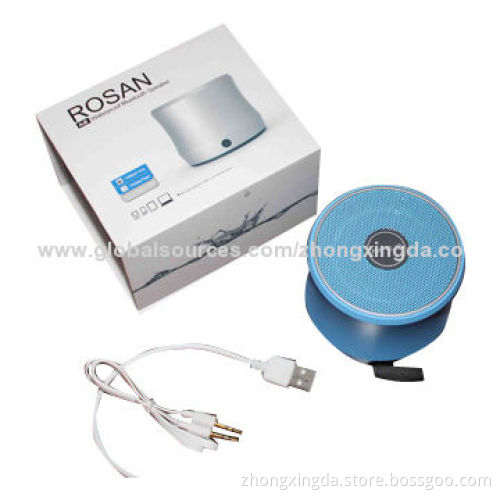 Professional mini waterproof silicone Bluetooth speaker with NFC, AUX audio input, TF card